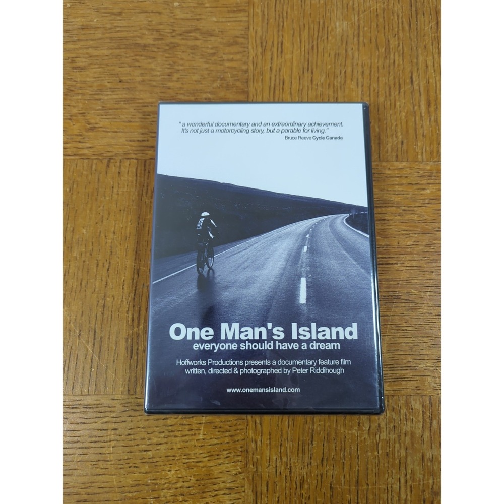 ONE MAN'S ISLAND DVD - NEW - Motorcycle Documentary‎